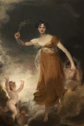 Portrait of Georgina Maria, Lady Leicester as Hope